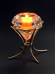 Image showing Crystal Candle Holder