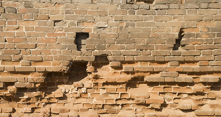 Image showing brick old wall