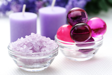 Image showing lavender body care