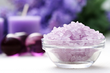 Image showing lavender body care