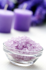 Image showing lavender body care