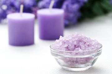 Image showing lavender body care