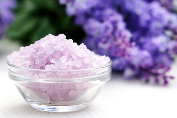 Image showing lavender body care