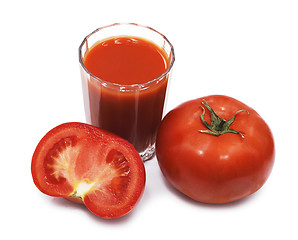 Image showing fresh tomato juice