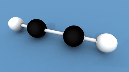 Image showing acetylene molecule