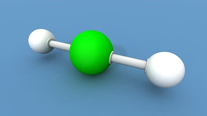 Image showing beryllium hydride molecule