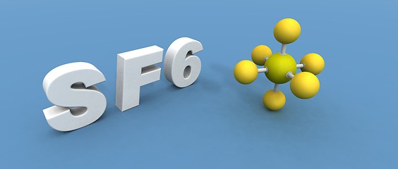 Image showing sulfur hexafluoride