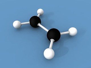 Image showing ethylene molecule