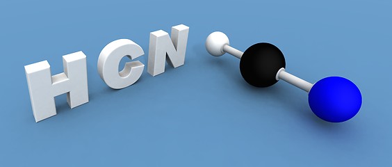 Image showing hydrogen cyanide molecule