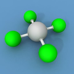 Image showing xenon fluoride molecule