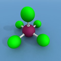 Image showing bromine fluoride molecule