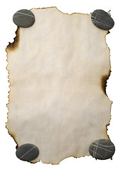 Image showing old pirate map