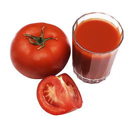 Image showing tomatoes and juice