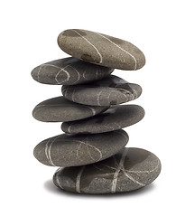 Image showing balancing pebbles