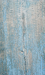 Image showing blue wooden plank
