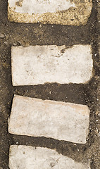 Image showing brick footpath