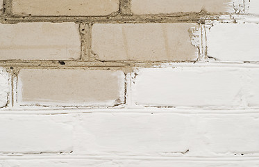 Image showing brick paint wall