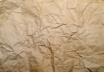 Image showing brown wrinkled paper