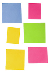 Image showing color empty notes