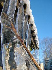 Image showing Icicle from roof