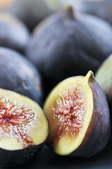 Image showing Sliced figs