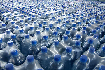 Image showing stack bottled juice