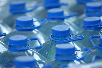 Image showing stack bottled water 