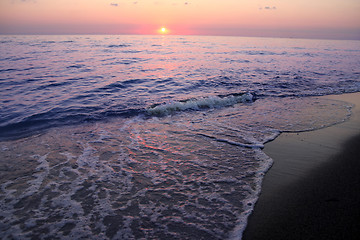 Image showing sunrise in Greece