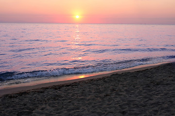 Image showing sunrise in Greece