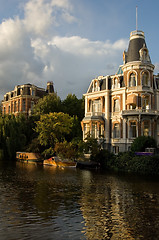 Image showing Amsterdam baroque houses