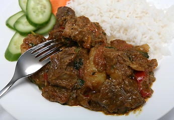 Image showing Mutton vindaloo curry