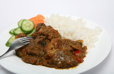 Image showing Mutton vindaloo curry