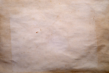 Image showing old frame paper