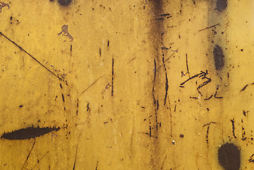 Image showing scratches on rusty metal