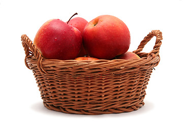 Image showing Apples in basket