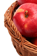 Image showing Apples in basket