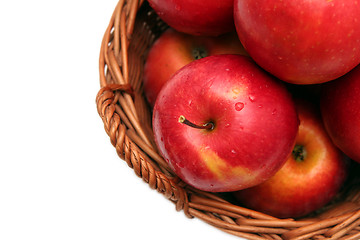 Image showing Apples in basket