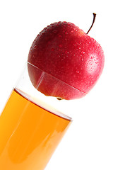 Image showing Apple juice