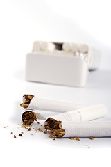 Image showing broken cigarettes