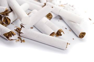 Image showing broken cigarettes