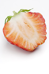 Image showing half strawberry