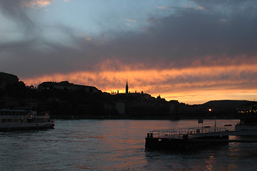 Image showing Budapest by night