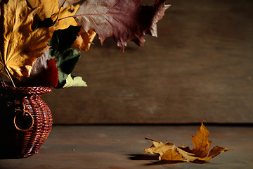 Image showing Autumnal still life