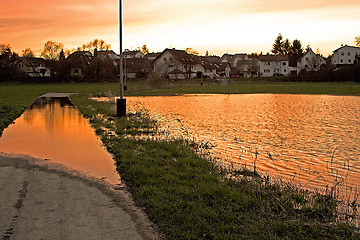 Image showing floodwater