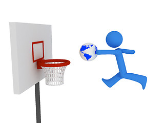 Image showing Slam dunk