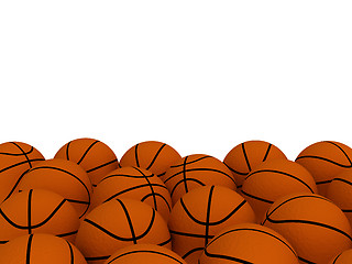 Image showing Basketball balls