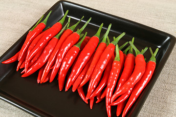 Image showing Red chilli peppers.
