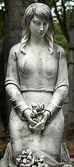 Image showing Gril - statue