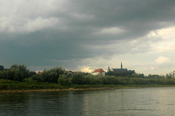 Image showing Town in the river