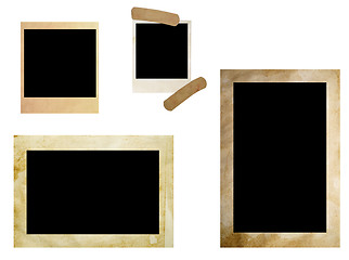 Image showing grunge photo frames